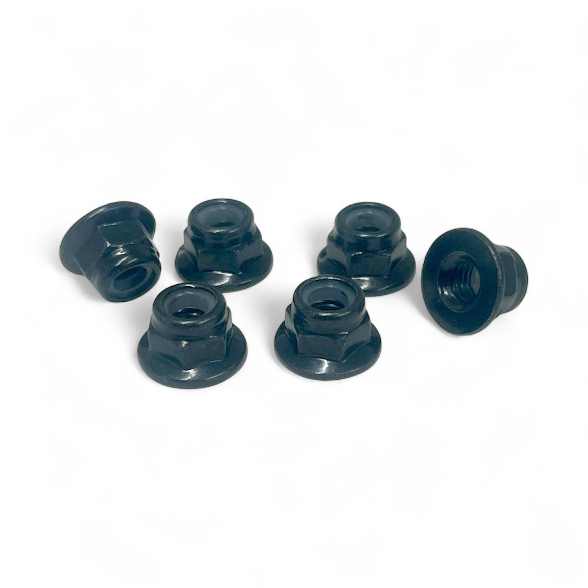 M4 FLANGE WHEEL NUTS PK6