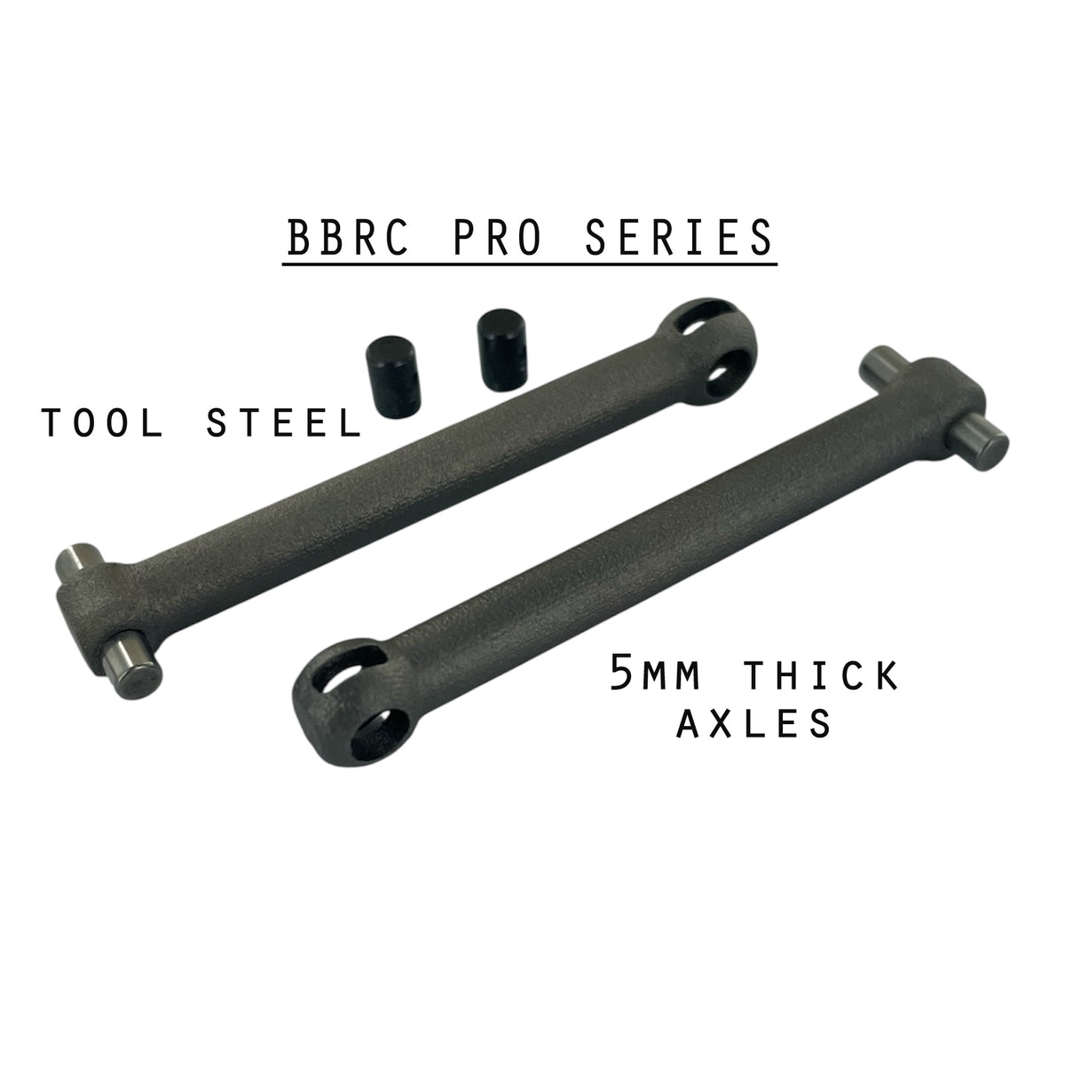 BBRC TOOL STEEL 5MM AXLES